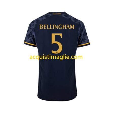 Divisa di Calcio Real Madrid Jude Bellingham 5 Trasferta 2023/2024